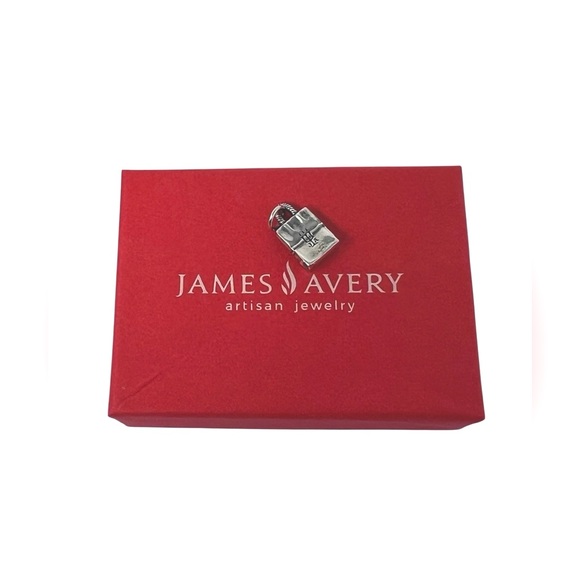 James Avery🛍️ Sterling Silver Shopping Bag Charm with Box